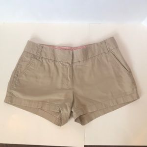 JCrew chino shorts, 3” inseam, khaki, sz 4
